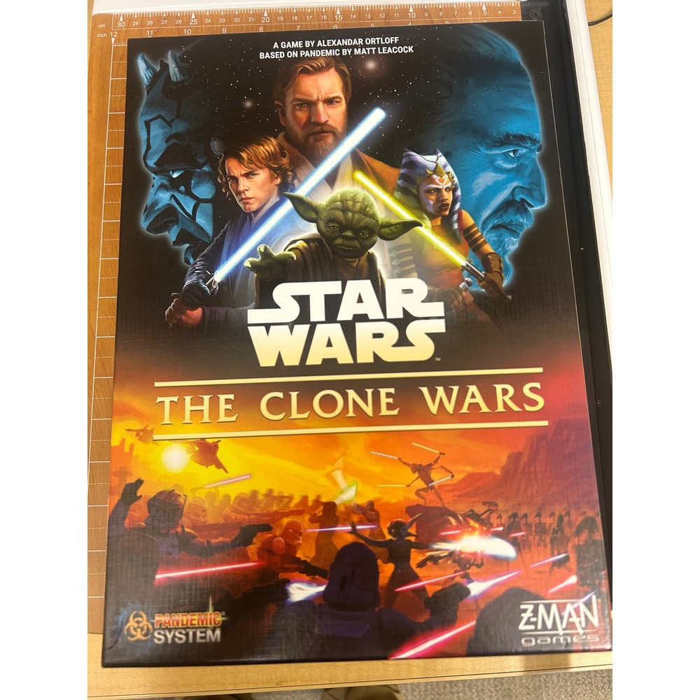 Star Wars The Clone Wars Board Game Pandemic System Z-Man Games Complete Set